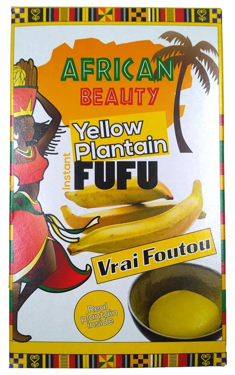 Fufu Yellow Plantain African Beauty 24 X 681 Gr Aheco Webshop