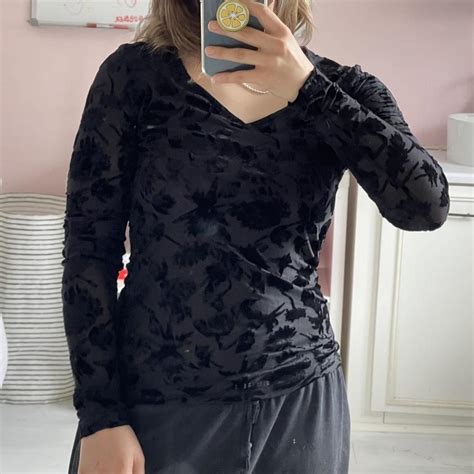 Marks Spencer Women S Black Top Depop