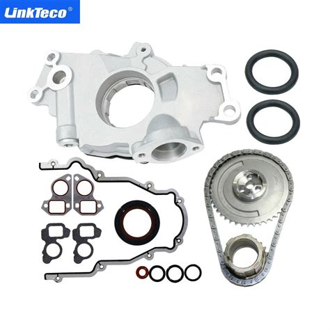 M295 Oil Pump Timing Chain Gasket Set For GM LS1 LS2 LS3 LS4 LS5 LS6 4