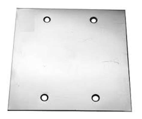 Placa De Piso 4x4 Aluminio Cega Stamplac Luxtil