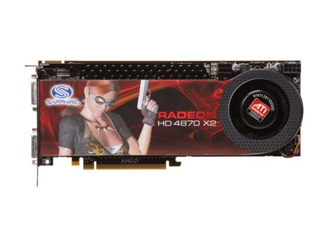 SAPPHIRE Radeon HD 4870 X2 Video Card 100251SR Newegg Ca