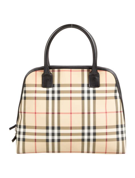 Burberry Pvc Nova Tote Bag Neutrals Handle Bags Handbags Bur314213