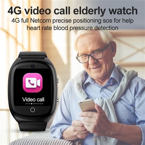 Montre Connect E Gps Traceur Cardio Alarme Chute Senior Sos