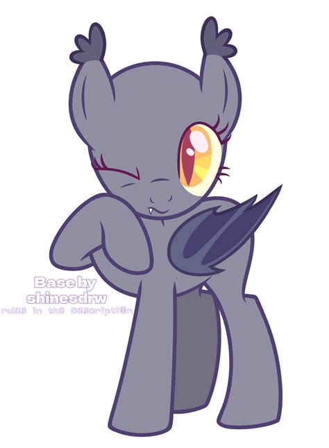 Bat Pony Base 10 By Shinesdrw On Deviantart
