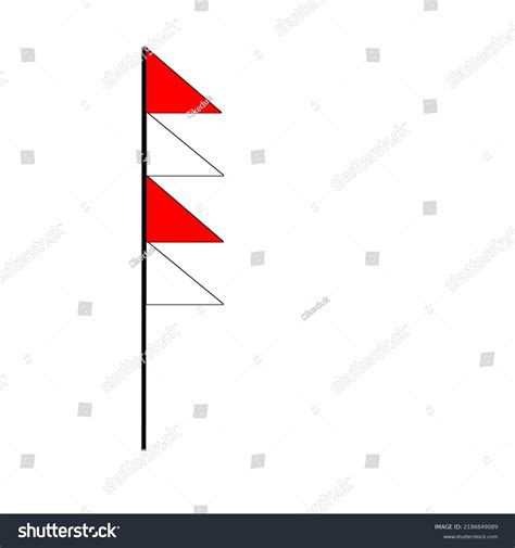 Red White Flag Images Stock Illustration 2186849089 | Shutterstock