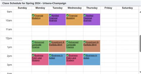 genuine   schedule doable junior finance major ruiuc
