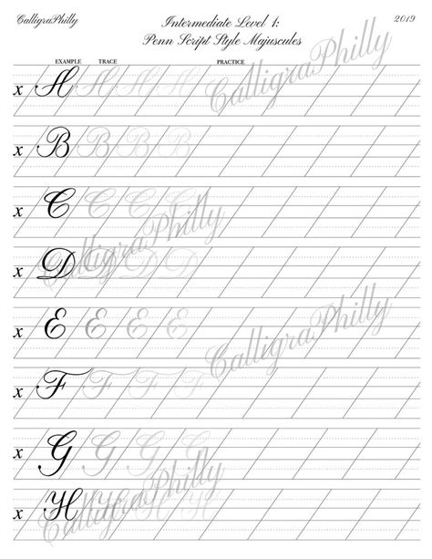 Calligraphy Lessons Cursive Writing Worksheets Free Calligraphy Fonts