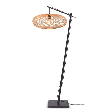 Vloerlamp Cango Bamboe Zwart Naturel X X Cm Dutch Home Label