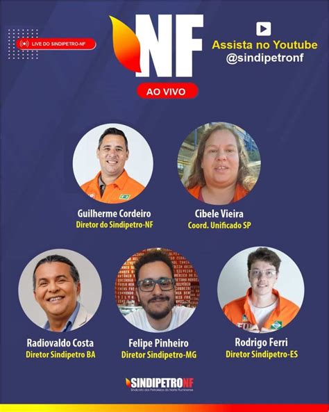 Programa Ao Vivo Do Sindipetro Nf Apresenta Quadro Nacional De