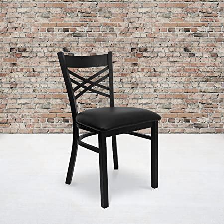 Amazon Flash Furniture HERCULES Series Black Vertical Back Metal