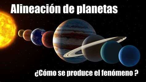 Cómo se produce y que es una alineación de planetas YouTube