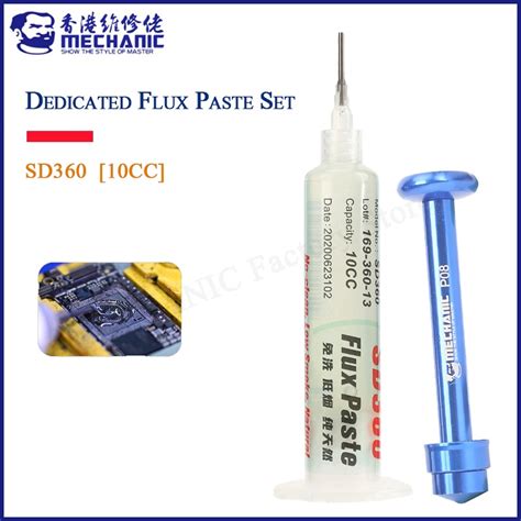 Mechanic SD360 จาระบีเชื่อมบัดกรี ฟลักซ์น้ํามัน 10cc ของแท้ 100% ...