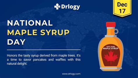 National Maple Syrup Day December 17 History And Importance Drlogy