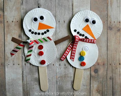 Adorable Snowman Crafts for Kids