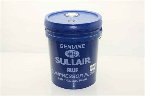 250030 757 Sullair Compressor Oil Awf 5 Gallons Capco