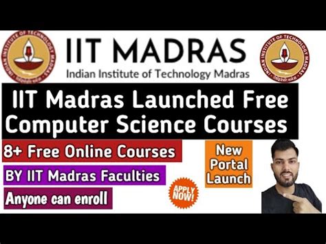 IIT Madras Free Computer Science Course IIT Madras Computer Science