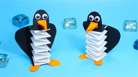 DIY Christmas How To Make Paper Penguin Easy Paper Crafts YouTube