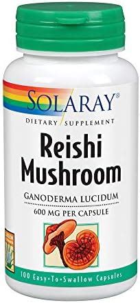 Solaray Reishi Mushroom Capsules 600 Mg 100 Count Pricepulse