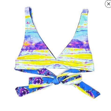 Lali Layla Swim Lali Layla Poppin Poppy Swim Bikini Top Xl Poshmark