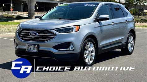 2020 Used Ford Edge Titanium Fwd At Choice Automotive Serving Honolulu