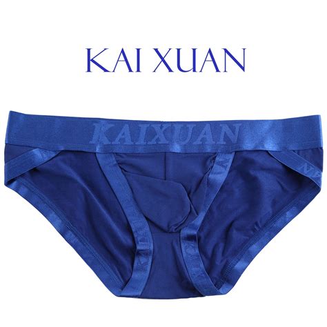 KAIXUAN Men S Underwear Cotton Breathable Ultra Soft Comfort Briefs Gay Panties