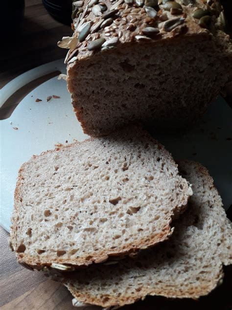 [homemade] No Knead Wholemeal Bread R Food