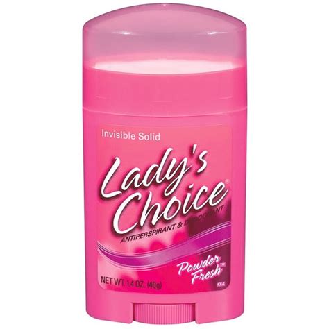 Ladys Choice Powder Fresh Invisible Solid Antiperspirant And Deodorant