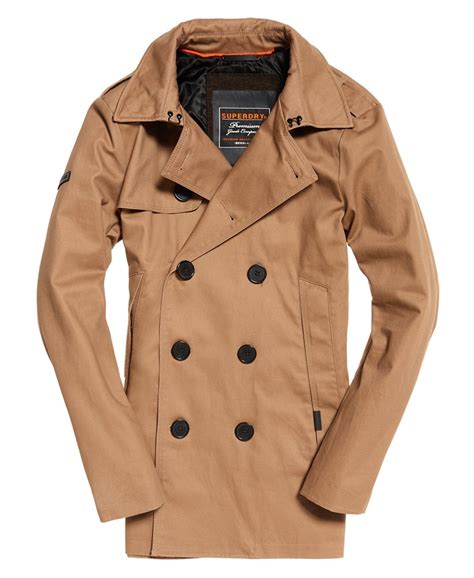 Superdry Remastered Rogue Trench Coat Men S Mens Jackets