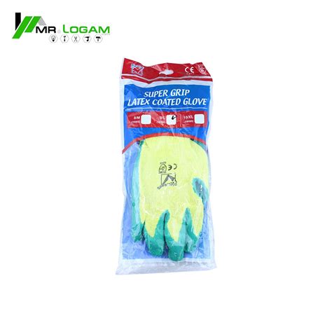 Scaffolding Glove Working Rubber Latex Coated Glove Sarung Tangan