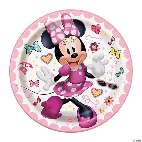 Disney S Minnie Mouse Paper Dessert Plates Ct Oriental Trading