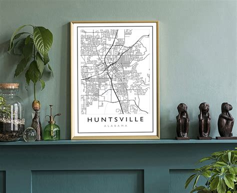 Mapa De Carreteras De La Ciudad De Huntsville Hoteles En Huntsville,