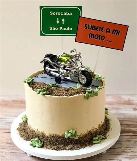 Bolo De Moto Modelos Para Quem Ama Motociclismo Artesanato Passo