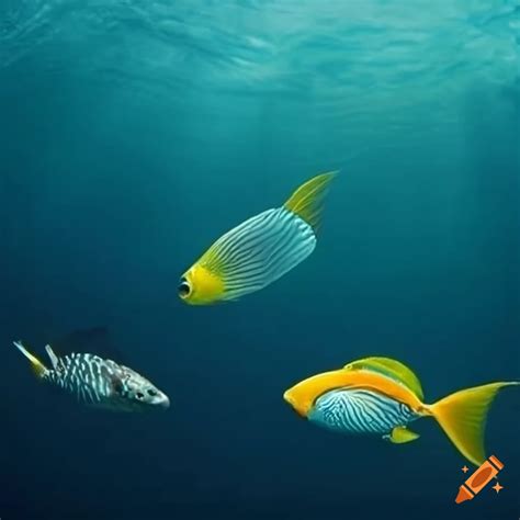 Ocean Fish Swimming Underwater On Craiyon