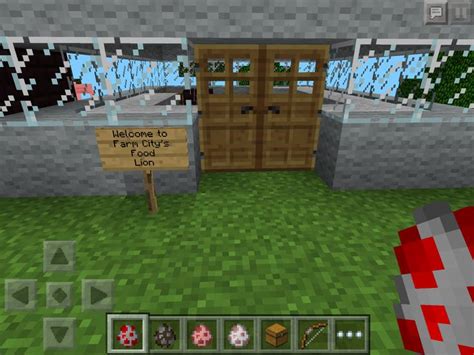 An Image Of A Room In Minecraft With A Sign That Says Welcome To