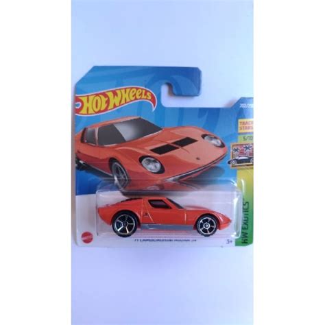 Hot Wheels Lamborghini Miura Sv Shopee Brasil