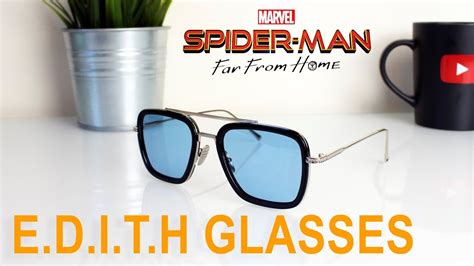 Edith Tony Stark Glasses Unboxing And Review Marvel Spiderman Far