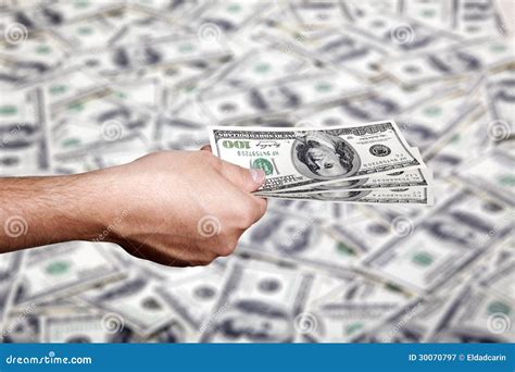 Handing Money Over Cash Background Stock Image Image Of Concept Economics 30070797