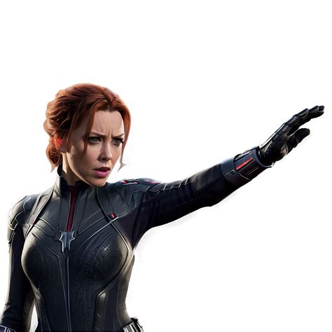 Download Black Widow Fighting Stance Png Mxo