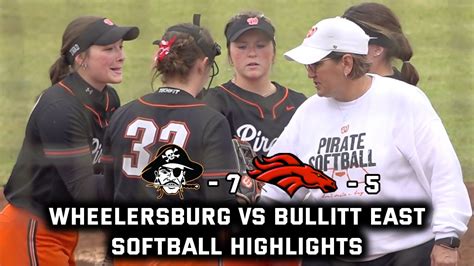 Wheelersburg Vs Bullitt Central Softball Highlights Kentucky Vs Ohio