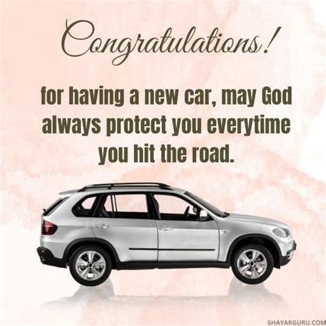 100 New Car Wishes Congratulations For New Car