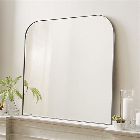 Edge Silver Arch Wall Mirror Reviews Crate Barrel