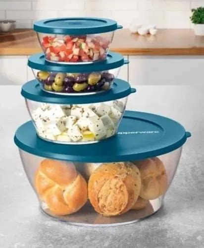 Tupperware Tigela Clear Transparente Kit Pe As Parcelamento Sem Juros