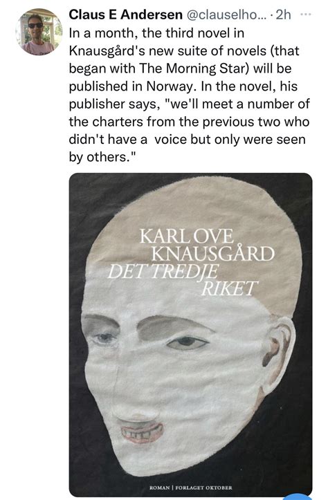 10 best r/knausgaard images on Pholder | The 4th book in Morning Star ...