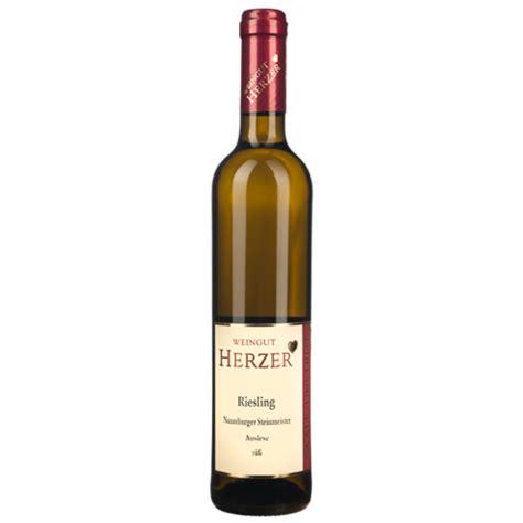 Riesling Auslese süß Naumburger Steinmeister Weingut Herzer 0 50 l