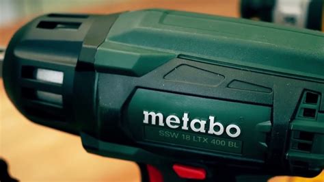 Metabo Ssw Ltx Bl Cordless Impact Wrench Youtube