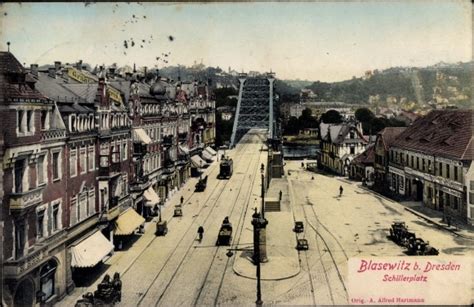 Ansichtskarte Postkarte Dresden Blasewitz Schillerplatz Akpool De