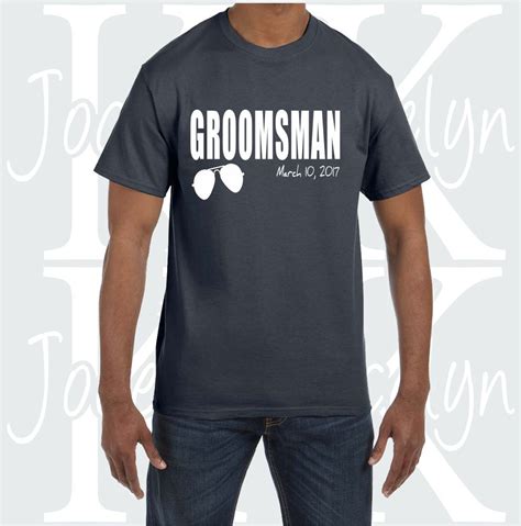 Groomsman T Shirt Gildan Tshirt 100 Cotton Tee Wedding Bridal