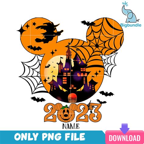 Mickey mouse halloween 2023, halloween png, Digital download.