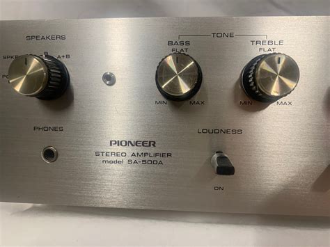 Pioneer Sa 500a Audio Amplifier Catawiki