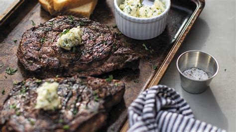 Grilled Rib Eye Steaks With Garlic Butter Connecticut Public